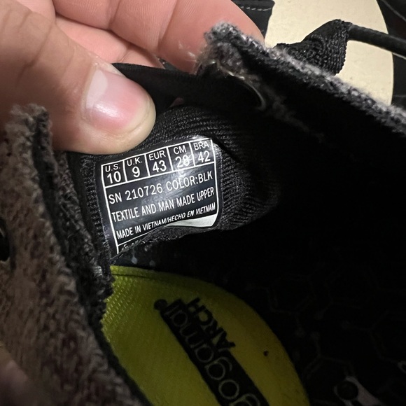 Skechers Men's Black and Gray Loafers - Picture 5 of 5